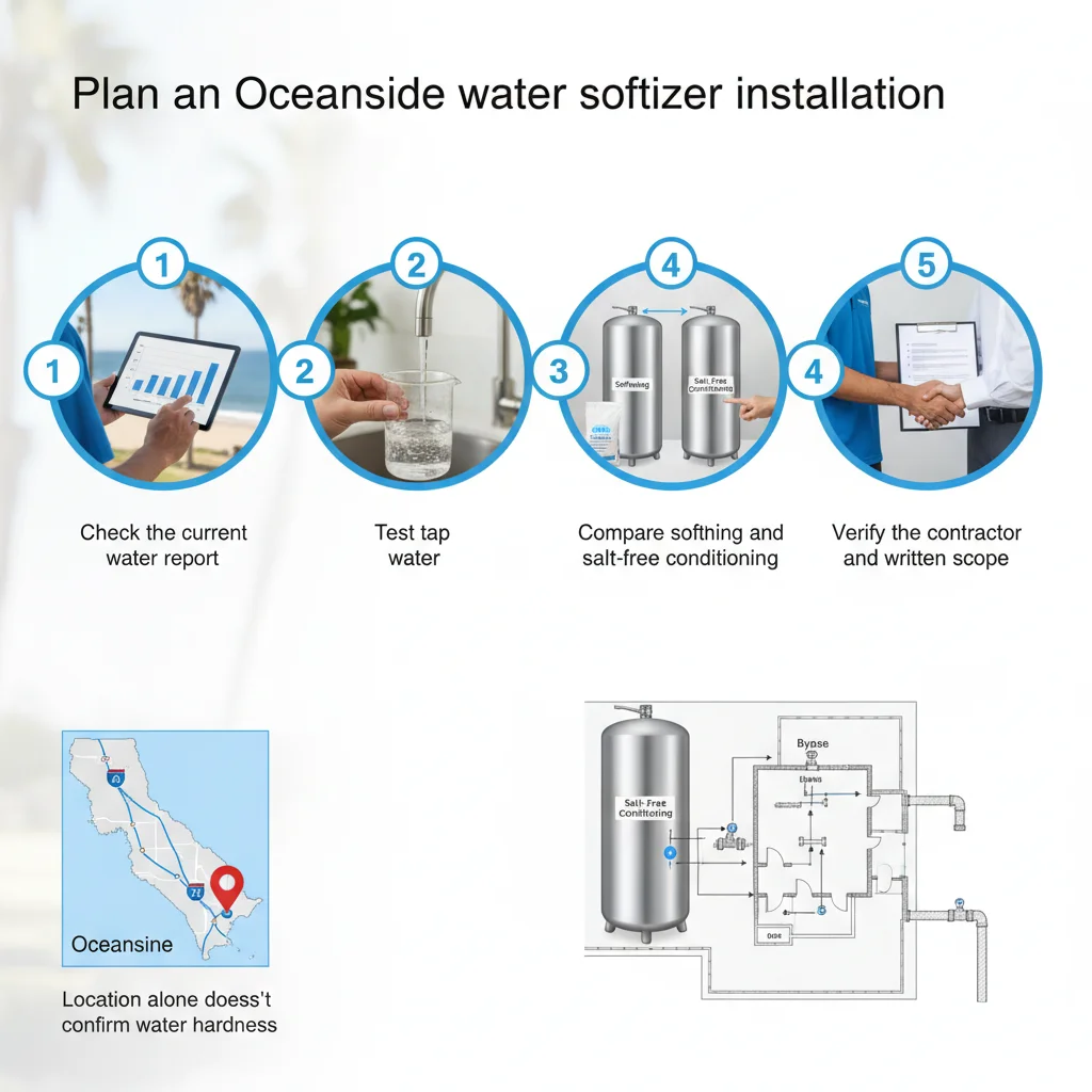 Five checks for planning an Oceanside water softener installation