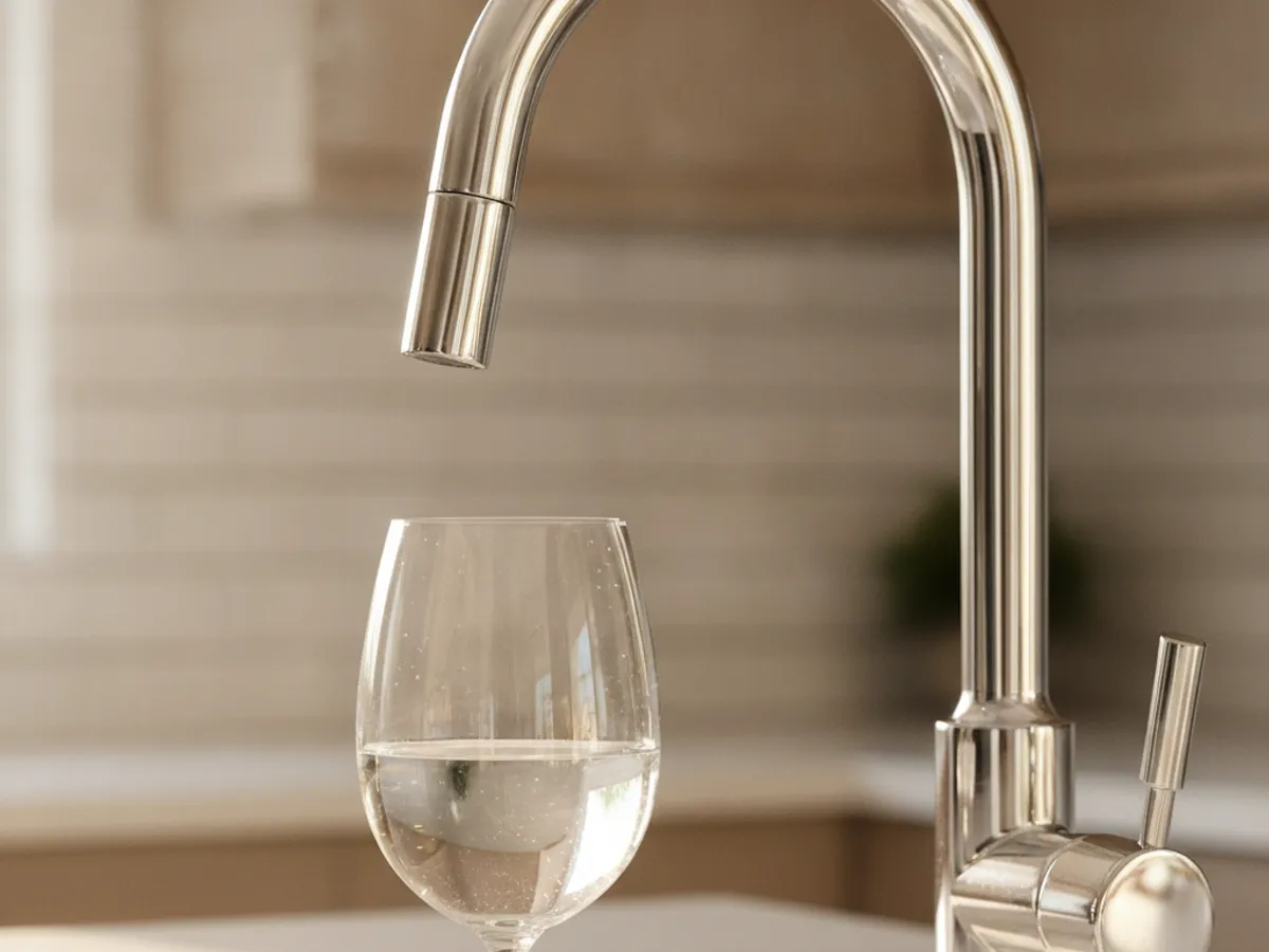 Hard Water detail work by a licensed San Diego County water treatment technician