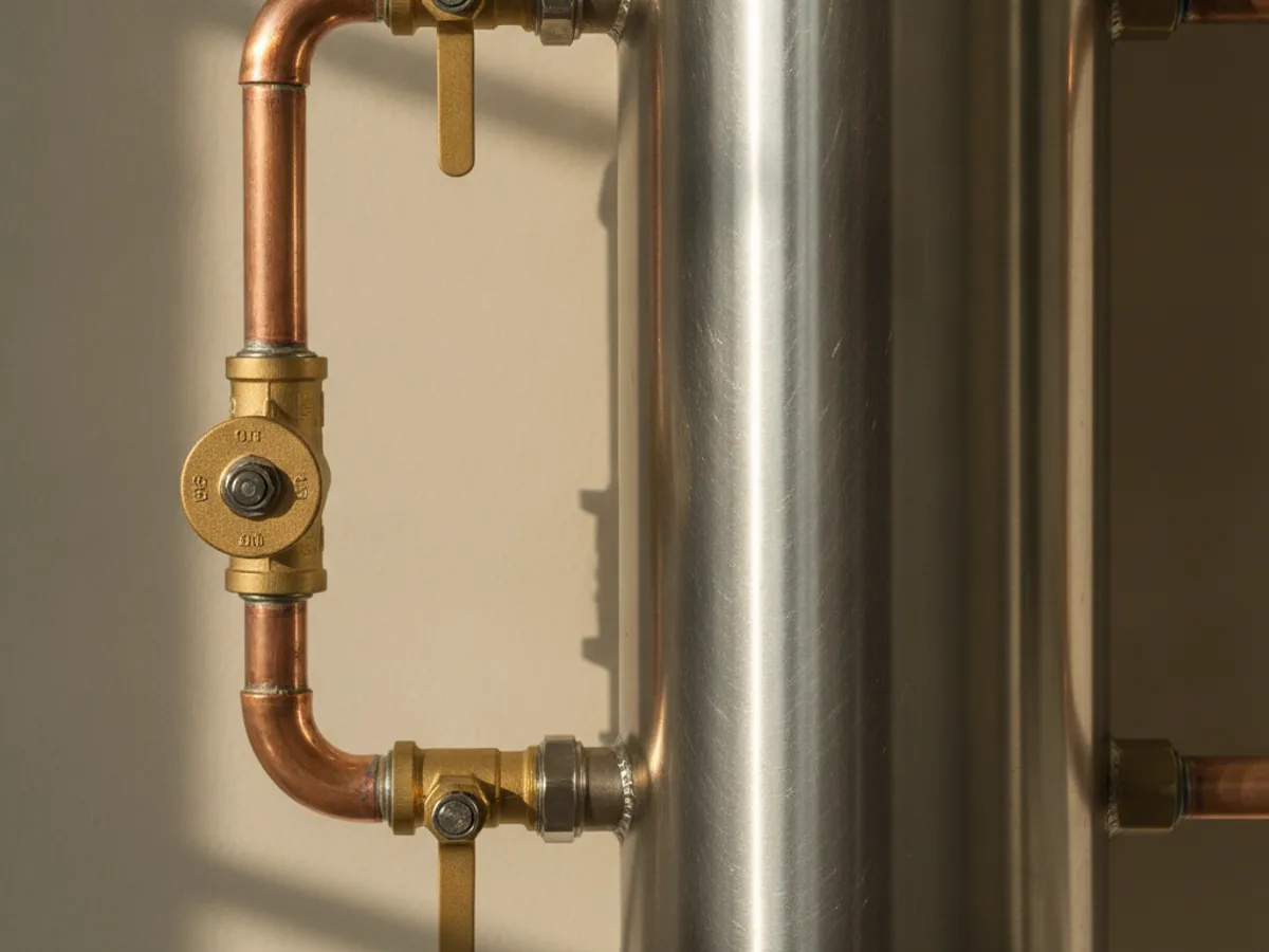 Whole-House Filtration detail work by a licensed San Diego County water treatment technician